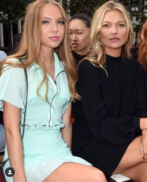 Two Icons Lila Grace Moss Lila Moss Kate Moss Popular People Celebs