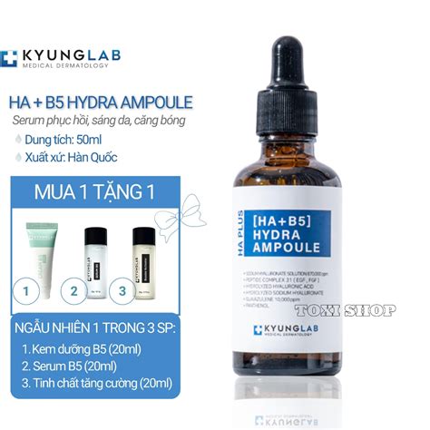 Serum HA KyungLab 50ml tinh chất hab5 serum phục hồi da cấp ẩm căng