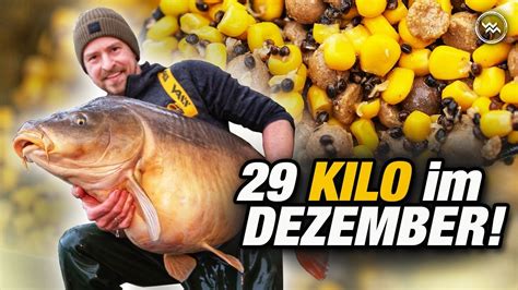 Karpfenangeln Im Winter Auf Monsterfische Mit Dosenmais Youtube