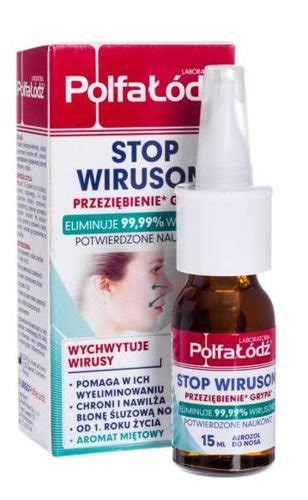 Stop wirusom spray do nosa 15ml cena opinie dawkowanie skład i