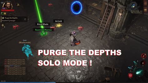 Diablo Immortal Purge The Depths Solo And Got Stuck Youtube