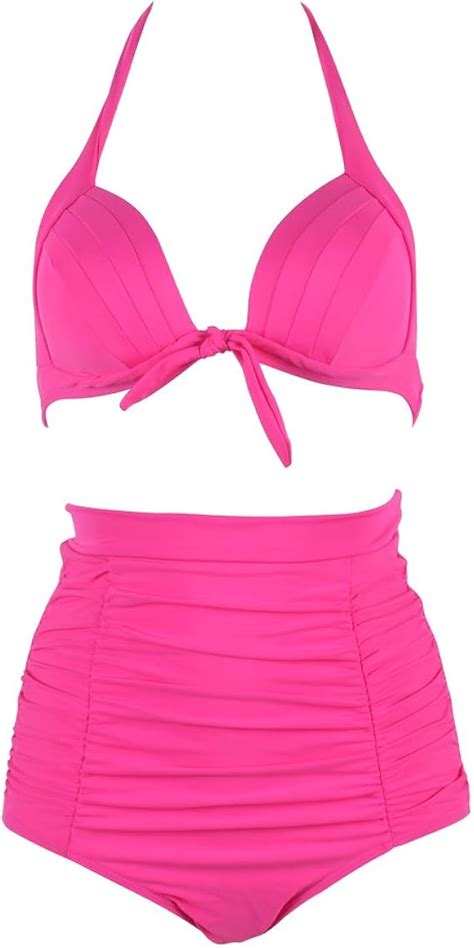 Feelingirl Bikini Tankini 50er Damen Retro Vintage Bikini Sets High