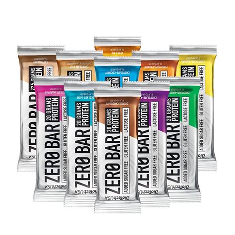 BioTech USA Zero Bar 50g Box Of 20 Zone Nutrition