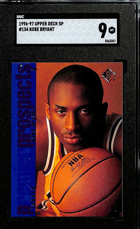 Lot Detail Basketball Rookie Lot Upper Deck Sp Kobe Bryant