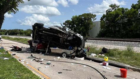 Two Airlifted To Hospital After Crash Involving Pickup Trucks On Dixie