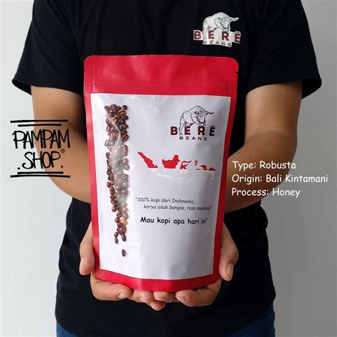 Jual Kopi Robusta Bali Kintamani Indonesia Gram Biji Bubuk Coffee