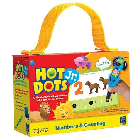 Hot Dots Κάρτες Μαθαίνω να μετράω StemToys