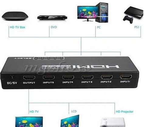 Hdmi Switcher (сумматор) 5x1 с пультом ду | Festima.Ru - Мониторинг ...