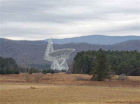 The Green Bank Telescope in Green Bank, West Virginia, USA (December ...