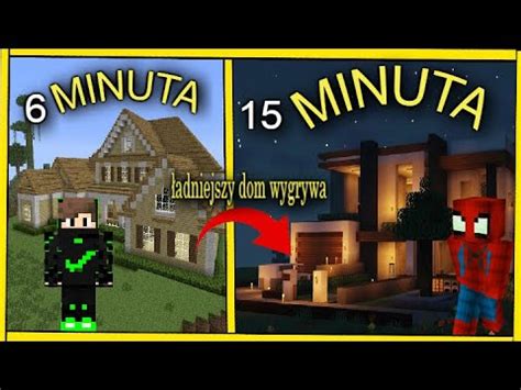 KTO ZBUDUJE ŁADNIEJSZY DOM W MINECRAFT WYGRYWA YouTube