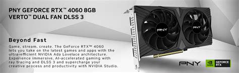 Pny Geforce Rtx Gb Verto Dual Fan Dlss Dell Usa