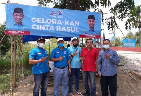 Peringati HUT Ke 2 Partai Gelora Pasang Seribu Spanduk Se Kalsel