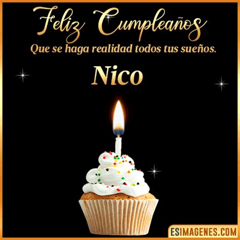 Feliz Cumplea Os Nico Tarjetas Y