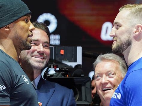 Photos: Anthony Joshua, Otto Wallin - Face To Face at Day of Reckoning ...