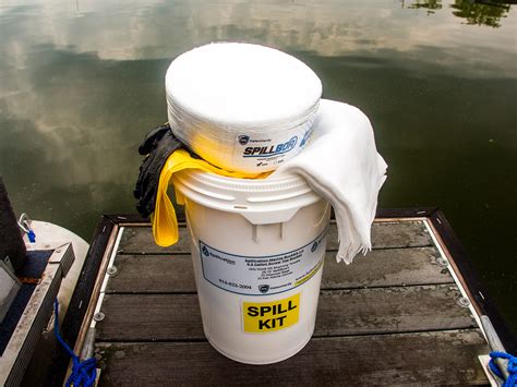 Marine Spill Kit In 65 Gallon Bucket For Docks And Marinas