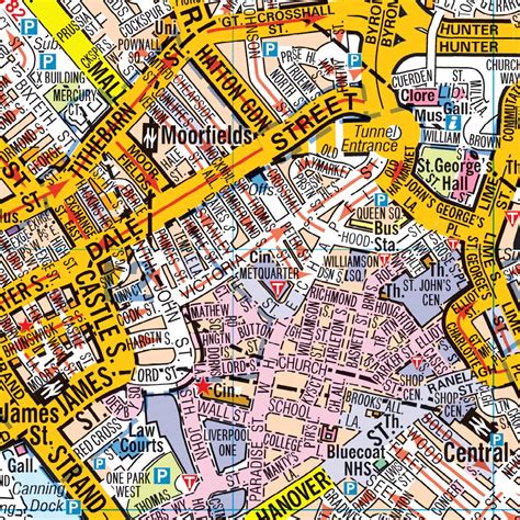 A Z Liverpool Street Map By Geographers A Z Map Company Avenza Maps