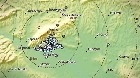 Podrhtavanje Tla U Hrvatskoj Novi Zemljotres Pogodio Zagreb