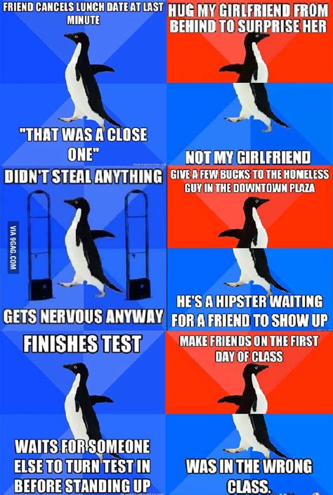 Some Great Socially Awkward Penguin Memes 9GAG