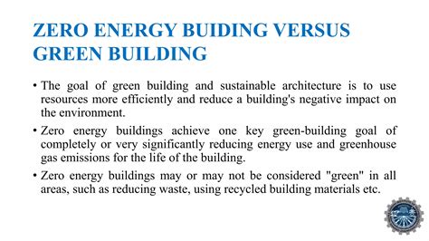 Zero Energy Building Ppt Free Download