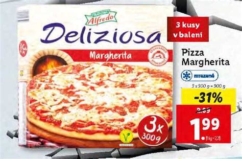 Pizza Margherita 3 X 300 G V Akcii Zlacnene Sk