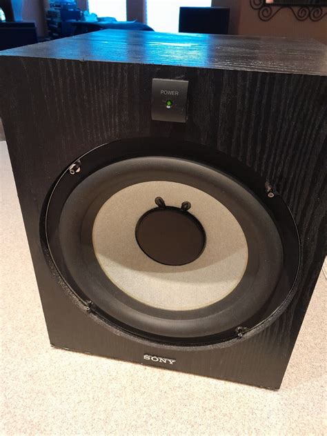 Sony Sa W Powered Subwoofer Tested Working Ebay