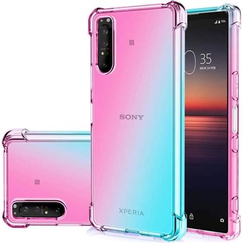 Coque Sony Xperia 1 II Motif dégradé transparent et transparent A