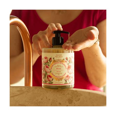 Savon Liquide De Marseille Rose PANIER DES SENS Parfumerie Burdin