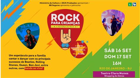 Rock Para Crianças A História Do Rock No Teatro Clara Nunes Agenda Cultural Rio De Janeiro