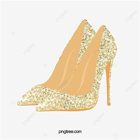 Dourado Sapatos De Salto Alto Png Clipart De Salto Alto Dourado