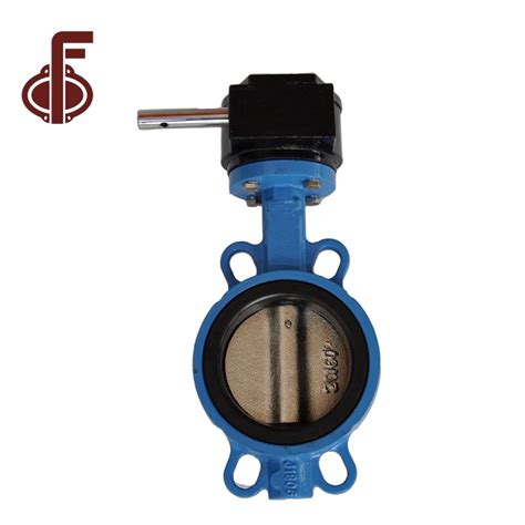 China Worm Gear Operated Wafer Type Butterfly Valves Manufacturer And