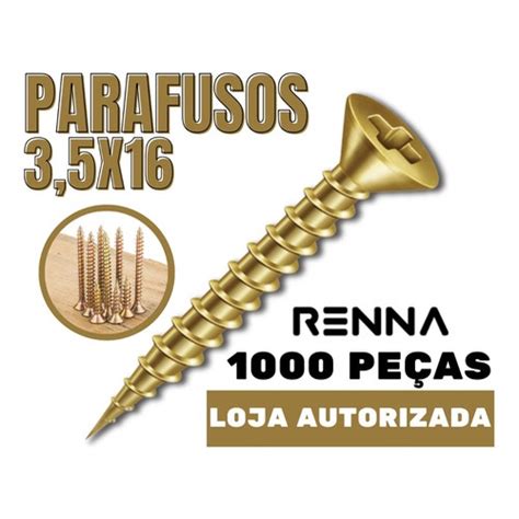 Parafuso Para Madeira Mdf Philips X Un Caixa Renna Shopee