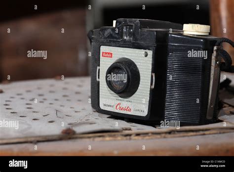 Old Kodak Brownie Camera Stock Photo Alamy