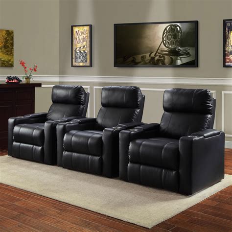 Movie Theater Recliner Men Leather Black Oversized Best Big and Tall ...