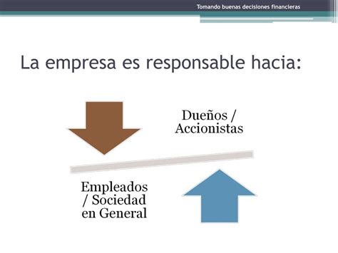 Ppt Tomando Buenas Decisiones Financieras Powerpoint Presentation