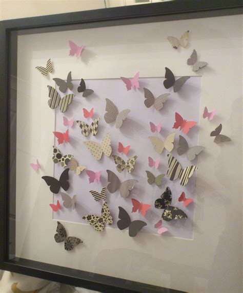 The 15 Best Collection of 3d Butterfly Framed Wall Art