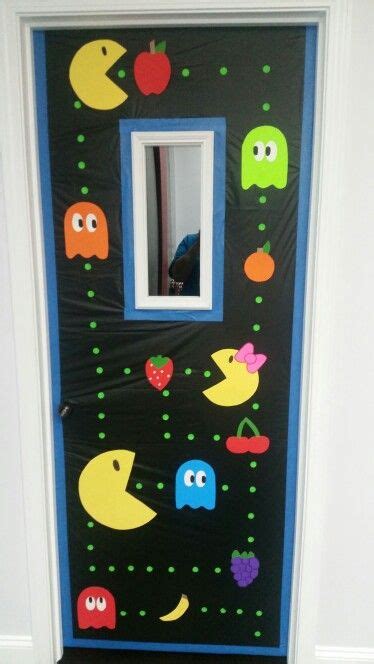 Pacman Door Decoration Halloween Classroom Door Decor Door