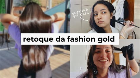 FIZ O RETOQUE DA FASHION GOLD Mostrei O Passo A Passo De Como Fazer