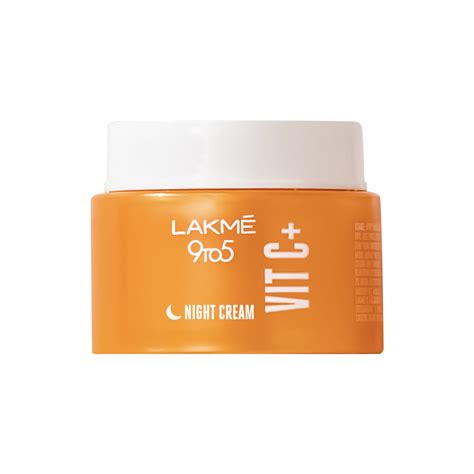 Buy Lakmé 9 To 5 Vitamin C Night Cream 50gm Online Lakméindia Lakmē