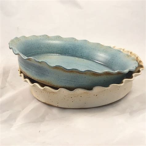 Hand Made Ceramic Pie Dish Summer Is Here Present Your Delicious Pie