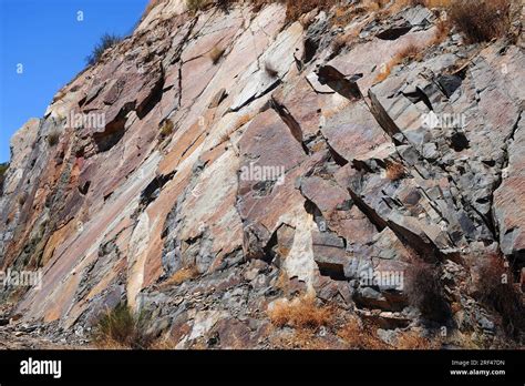 Schist Relief Schist Is A Metamorphic Rock Composed Mainly For Quartz