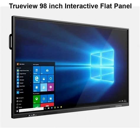 Trueview 98 Inch Interactive Flat Panel Power Consumption 150W At Rs