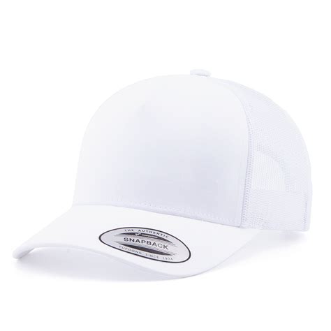 Бейсболка Flexfit 6506 5 Panel Retro Trucker White купить в