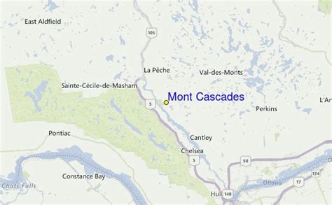 Mont Cascades Ski Resort Guide, Location Map & Mont Cascades ski holiday accommodation