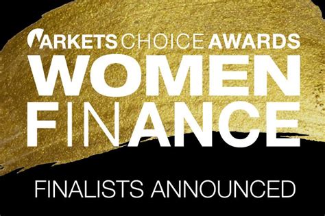 Women In Finance Awards Finalists Announced Markets Media