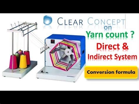 What Is Yarn Count II Clear Concept On English Count Tex Denier