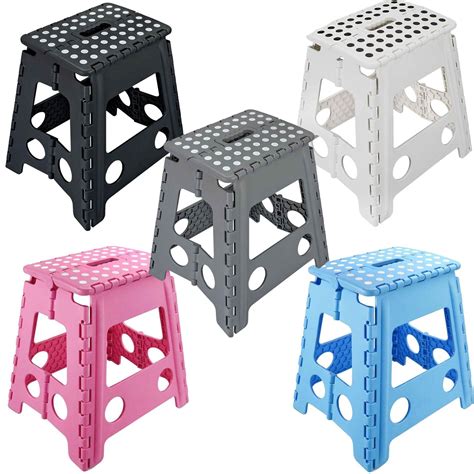 Foldable Large 150kg Folding Step Stool Multi Purpose Folding Kitchen Home Chair Ebay