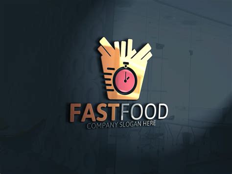 Fast Food Logo | Creative Illustrator Templates ~ Creative Market