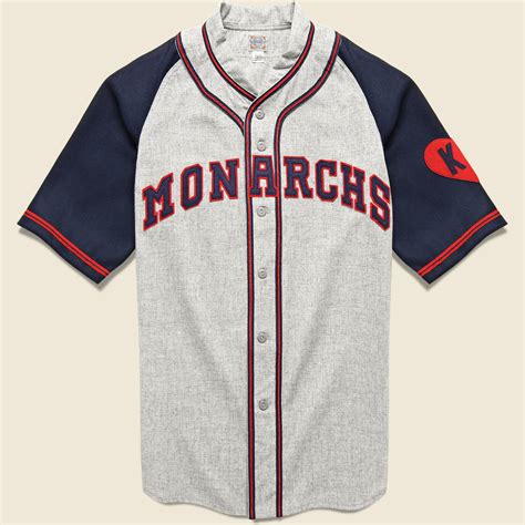 Kansas City Monarchs 1942 Road Jersey - Grey