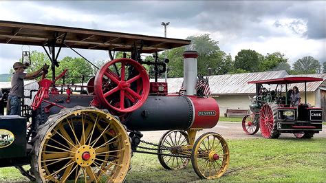 Steam Farm Tractors At Williams Grove Historical Steam Engine