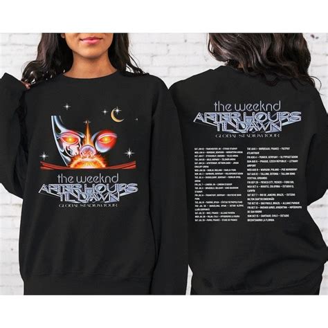 The Weeknd Tour 2023 2 Sides Shirt, The Weeknd After Hours Til Dawn Concert Hoodie, The Weeknd ...